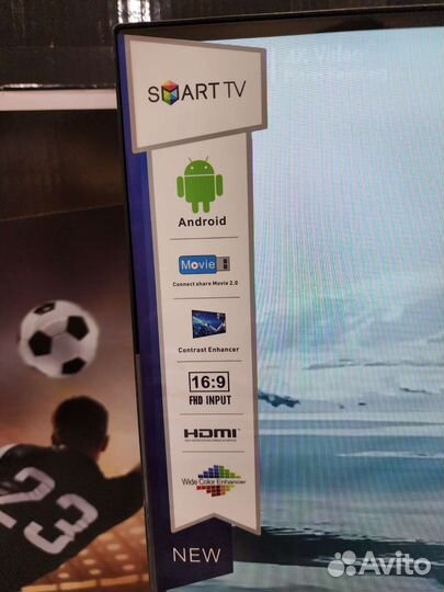 Телевизор 45к6000 новый smart TV