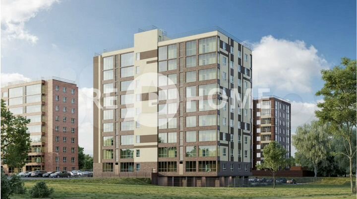 2-к. квартира, 46,5 м², 6/9 эт.