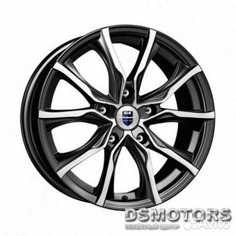 Диски Твист (кс697M) 7.5/17 5x112 ET47 d66.6 алмаз чёрный