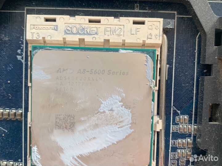 Материнская плата с процессором