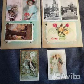 Поздравительные открытки с изображениями жуков (коллекция Натальи Борисовой)
