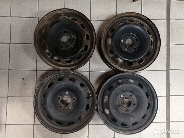 Диски штамп R15 5x108 ET52.5 D63.3 3шт