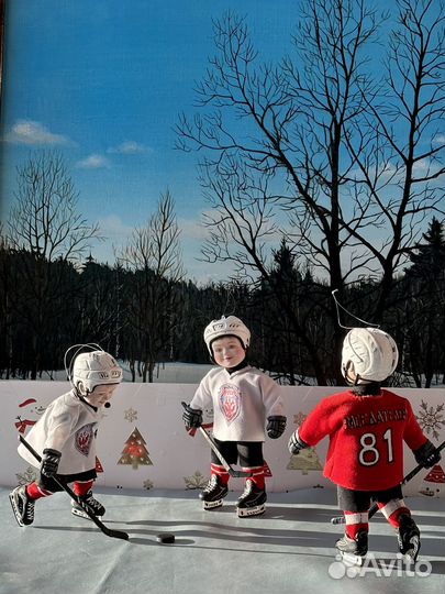 Хоккеист фигурка, кукла