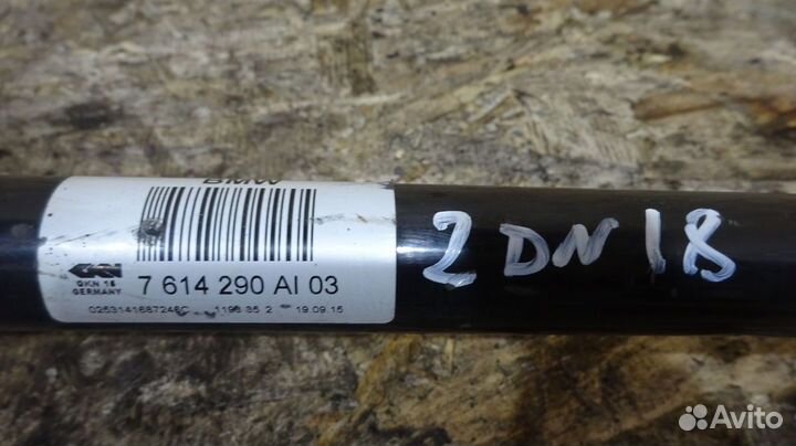 Привод задний правый BMW F10 бмв 5 серии Ф10