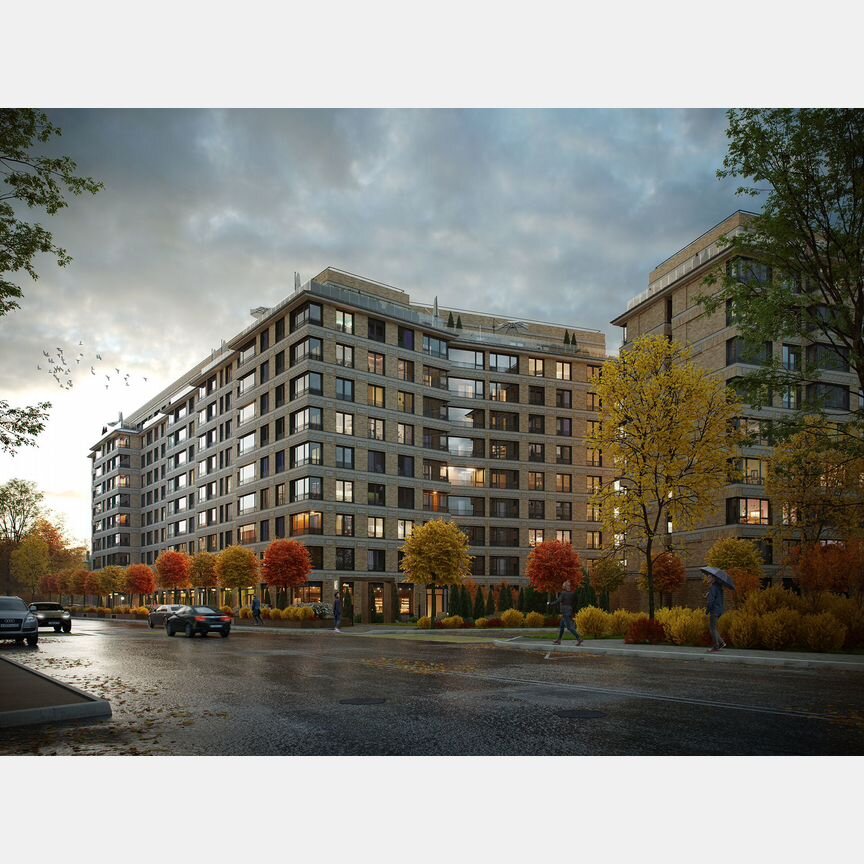3-к. квартира, 89 м², 10/10 эт.