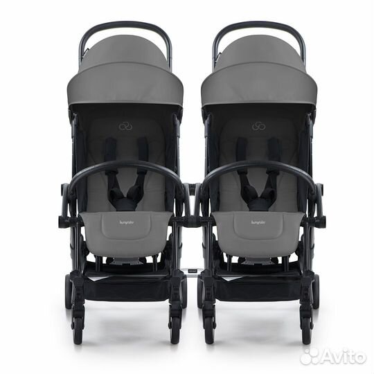 Коляска прогулочная для двойни Bumprider Connect 3
