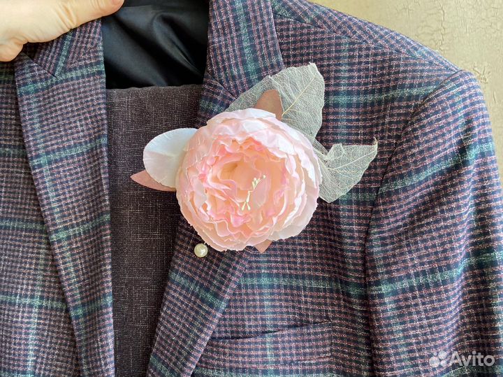 Бутоньерка для жениха 11 шт