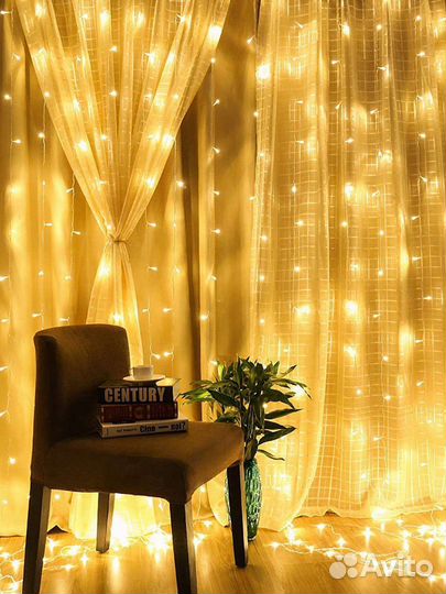 Гирлянда штора(занавес)