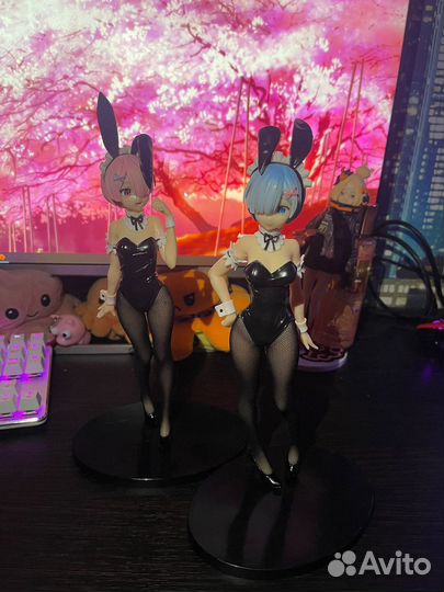 Рэм и Рам кролики re:zero