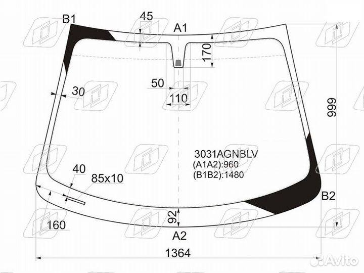 Лобовое стекло chevrolet aveo T300 11-15