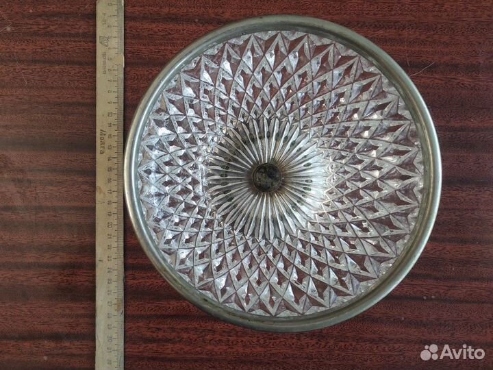 Винтажная большая ваза конфетница