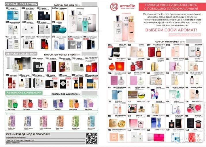 Духи компании Армель