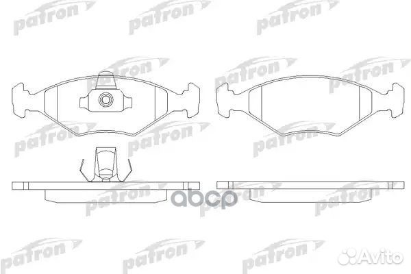 Колодки тормозные дисковые передн fiat: palio 9