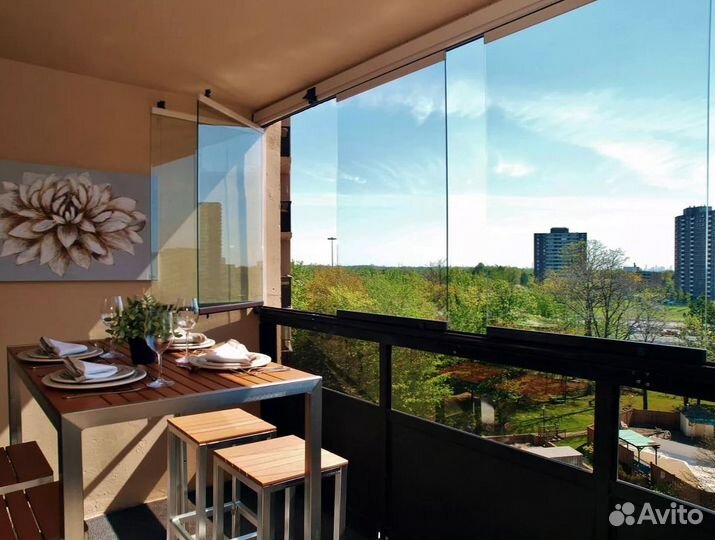 Безрамное (панорамное) остекление веранд