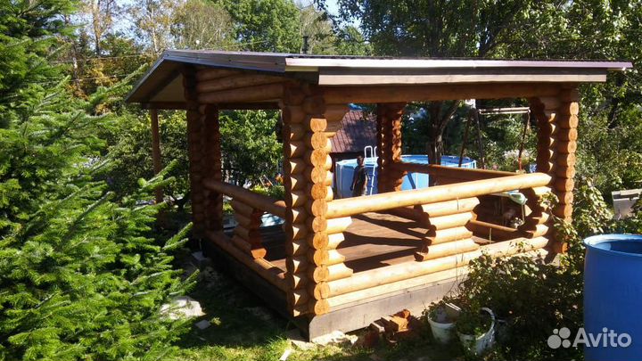 Оцилиндрованное бревно