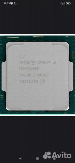 Cpu intel core i5 10400f