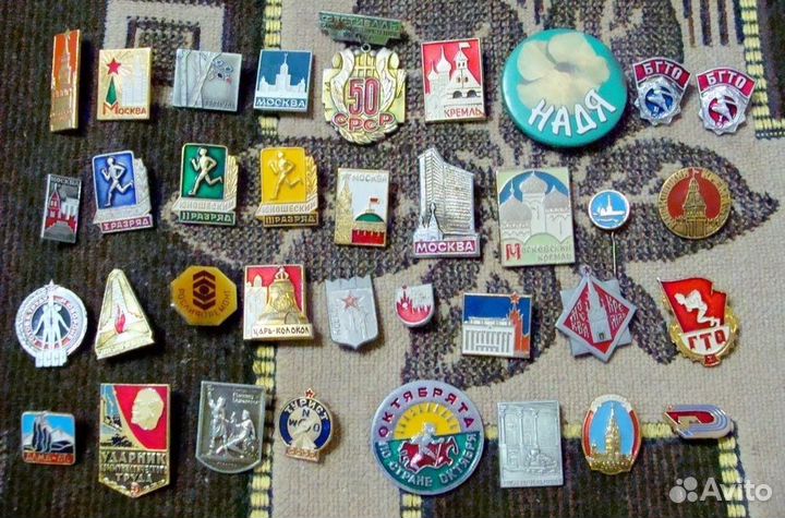 Значки 148 штук