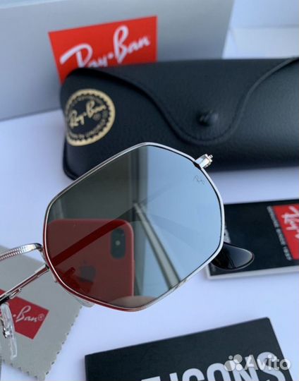 Солнцезащитные очки ray octagonal зеркальные