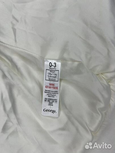 Куртка George на девочку 0-3 месяца