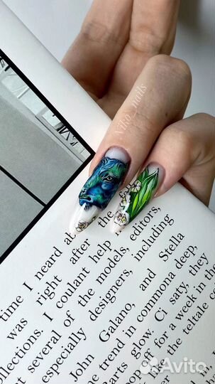 Маникюр педикюр наращивание френч артфренч дизайны