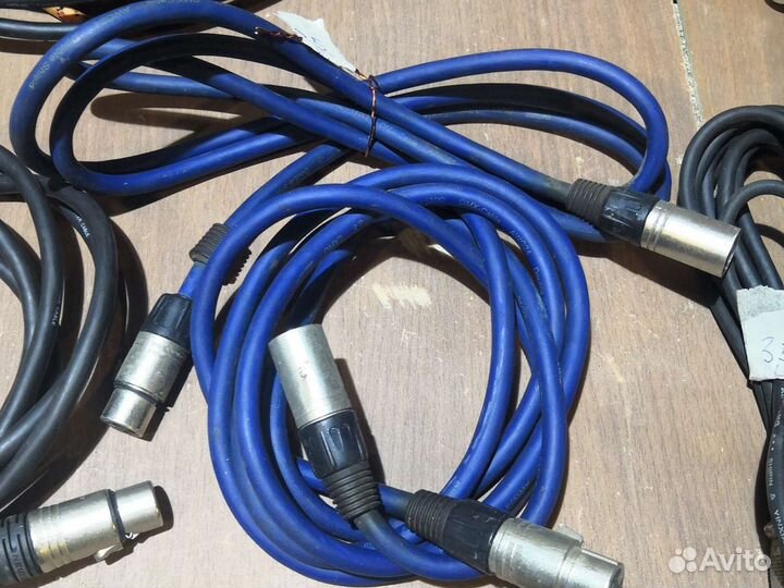 XLR провода(папа-мама)