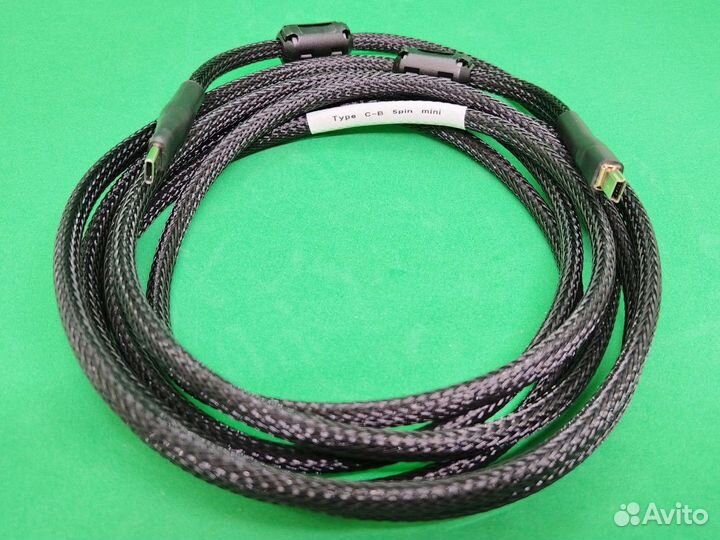 Кабель USB для цап (серебро, тройной экран)