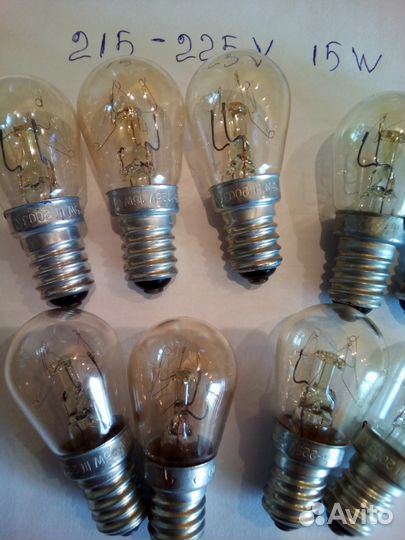 Лампочки накаливания 15w - 9шт