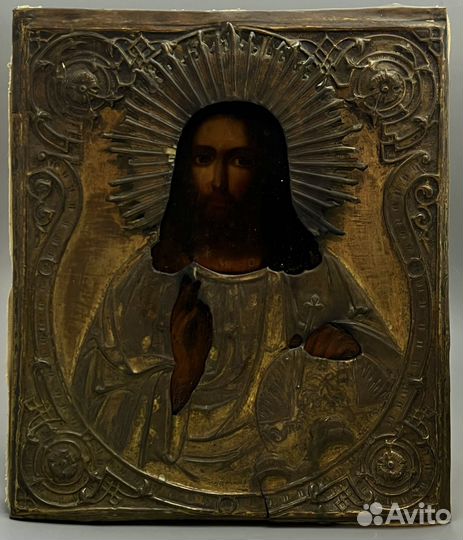 Икона старинная господь вседержитель