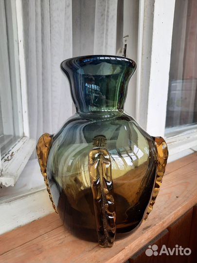 Старинная ваза стекло до 1917г