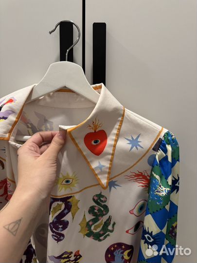 Рубашка женская с принтом