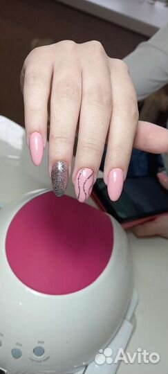 Комбинированный маникюр, маникюр