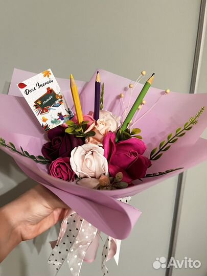 Букет из мыльных цветов