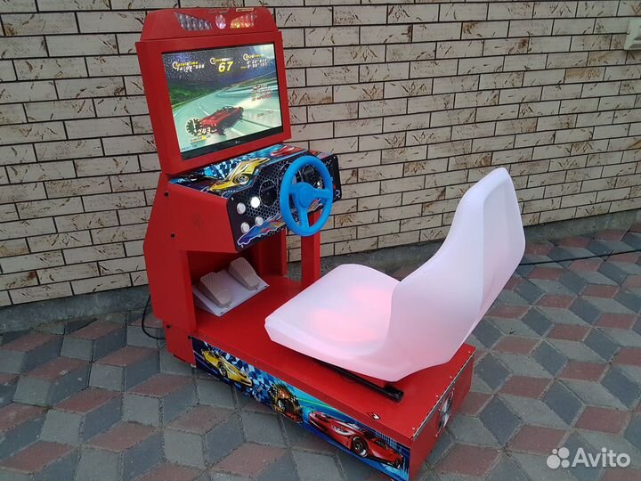 Автосимулятор аттракцион, игровой автомат гонки