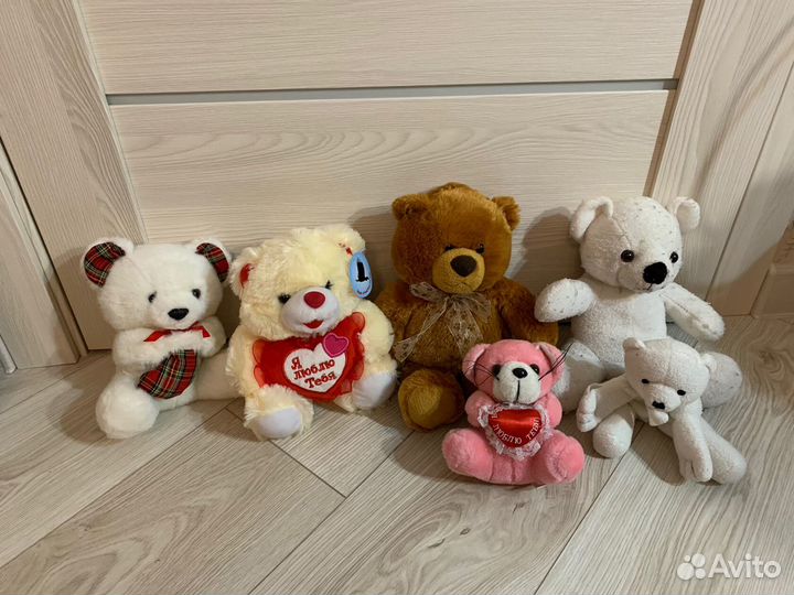 Мягкие игрушки мишка ежик тигр