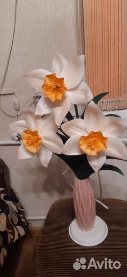 Светильник нарцисс ручная работа