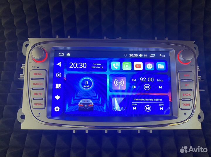 Android магнитола 2/32 CarPlay для Ford