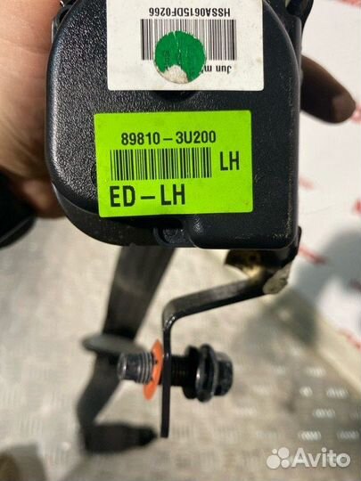 Ремень безопасности задний левый Kia Sportage SL