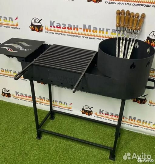 Чугунная решетка для мангала
