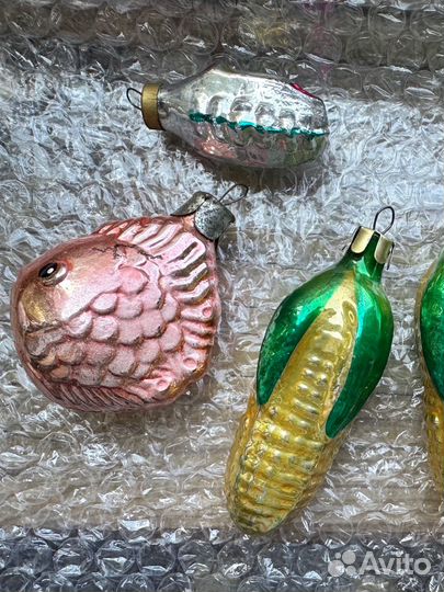 Елочные игрушки СССР одним лотом