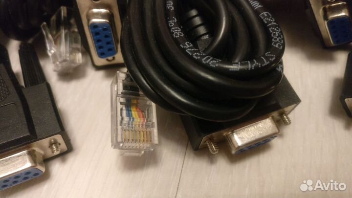 Кабель консольный COM RS-232 DB 9 - RG45 8p8c