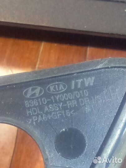 Ручка двери внутренняя задняя левая Kia Picanto