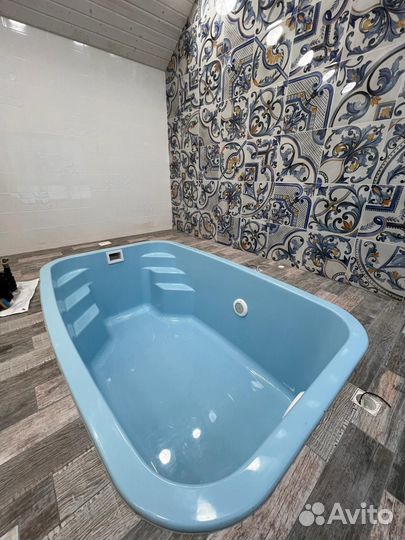 Композитный бассейн Доминика 4 х 2,5 м