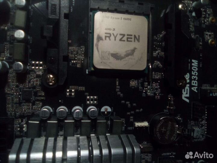 Плата AM4+Ryzen 5 5500+16Gb