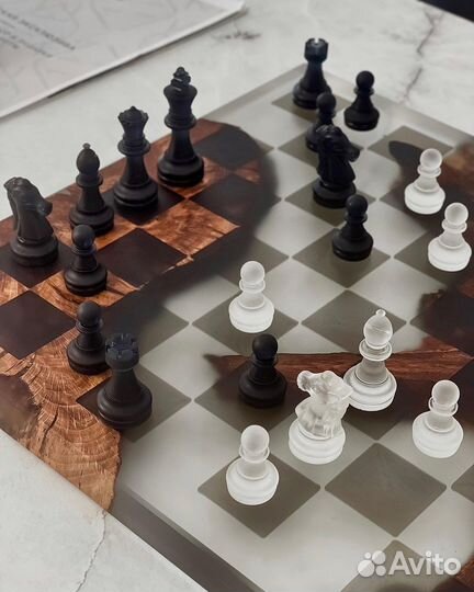 Шахматы ручной работы деревянные авторские