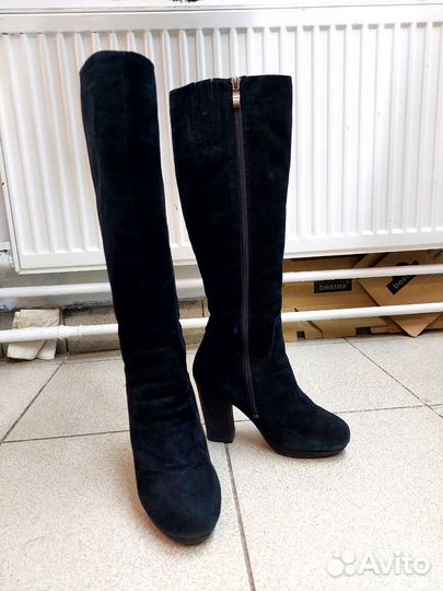 Дубленка+ сапоги