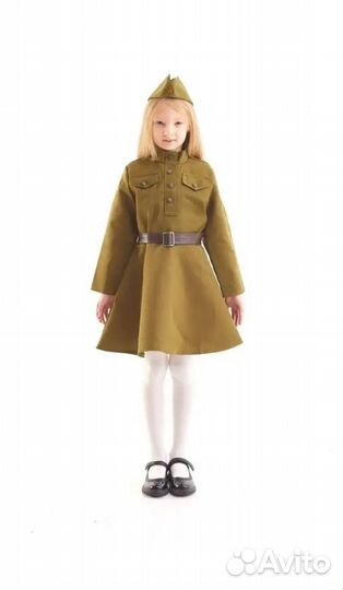 Детская военная форма для девочки 104 110 116