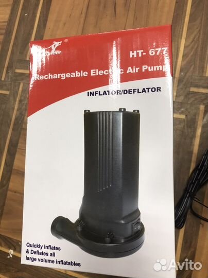 Электрический насос на акб для лодки или матраца