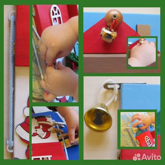 Новогодний бизиборд. Авторская работа. Новый