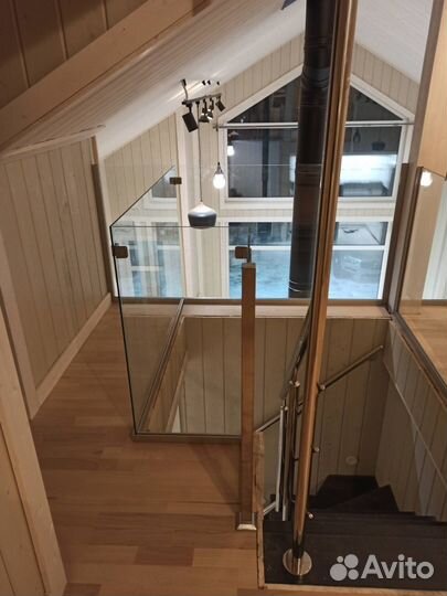 Стеклянная перегородка