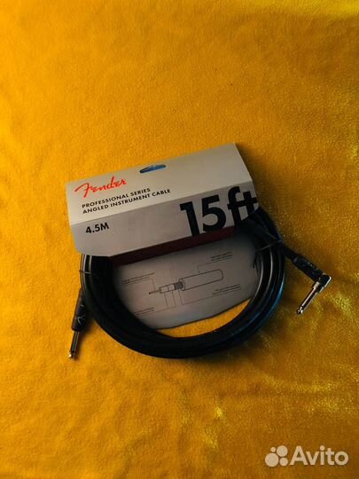 Инструментальный кабель fender professional